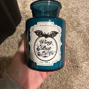 Wing of Bat Scented Candle - Deep Teal